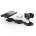 Foldable 3-in-1 Wireless Charging Mat on white background