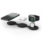 MoonHome Foldable Qi2 3-in-1 Wireless Charging Mat, Black – product image 1