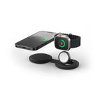 MoonHome Foldable Qi2 2-in-1 Charging Mat for Phone & Watch, Black – product image 1