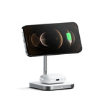 MoonHome Aluminum 2-in-1 Magnetic Wireless Charging Stand – product image 2