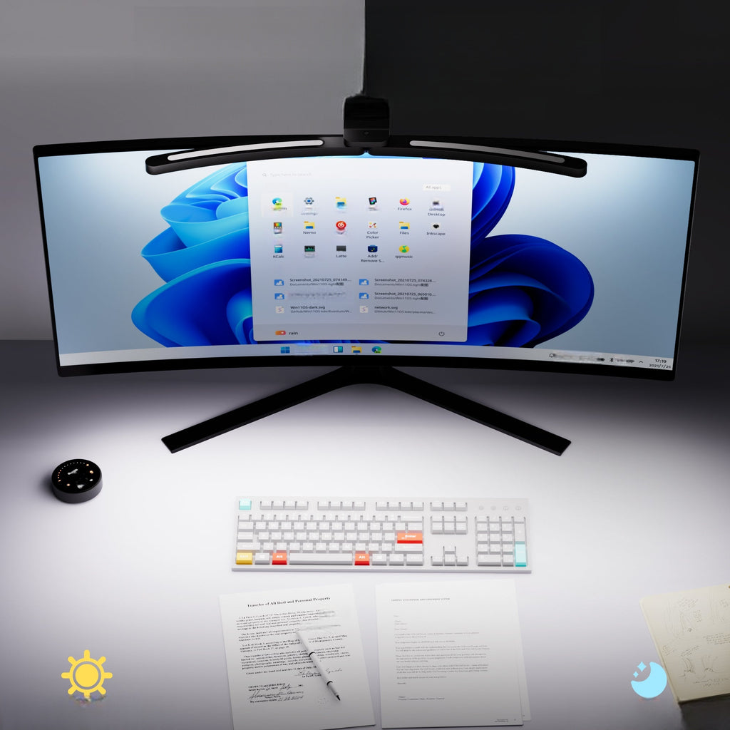 Foldable Ultrawide RGB Monitor Light Bar product view 2