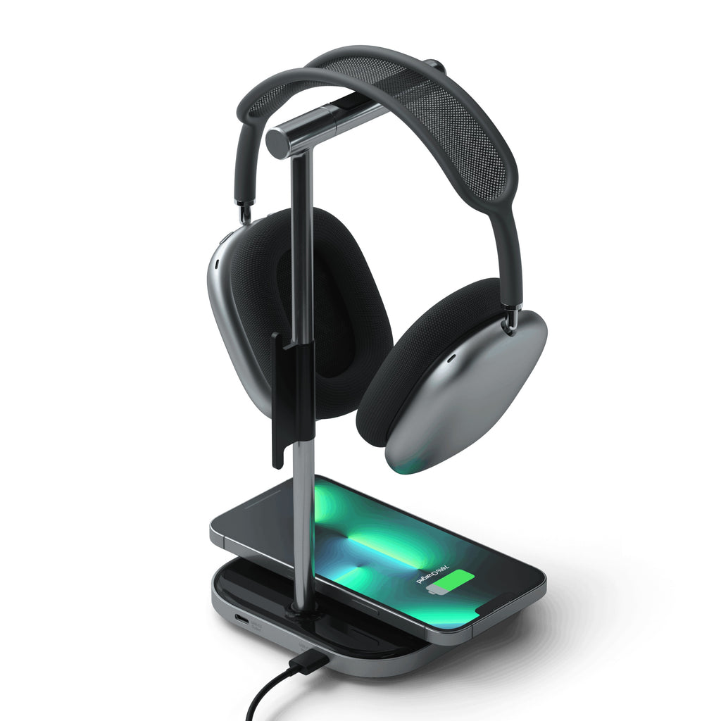 Headphone Stand with Wireless Charging Base product view 2