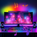 MoonHome 45cm Curved RGB Monitor Light Bar with Remote – product image 2