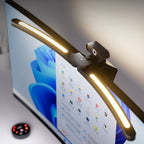 MoonHome 66cm Foldable Dual-Head Monitor Light Bar for Curved Screens, UK – product image 3