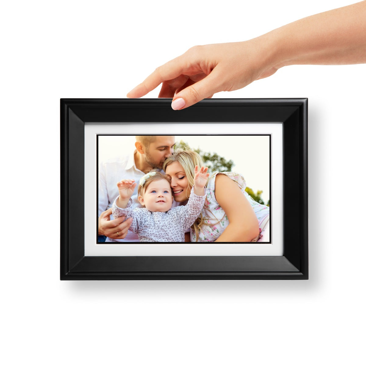Black 10-Inch Wi-Fi Digital Photo Frame product view 3